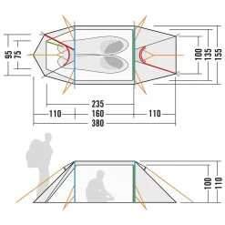 Tatonka Tunnelzelt Arctis 2.235 PU Light Oliv -Professionelles Outdoor-Ausrüstungsgeschäft 30615 8