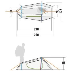 Tatonka Tunnelzelt Kyrkja Grün -Professionelles Outdoor-Ausrüstungsgeschäft 30635 8