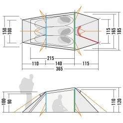 Tatonka Tunnelzelt Narvik 3 Light Oliv -Professionelles Outdoor-Ausrüstungsgeschäft 30636 6