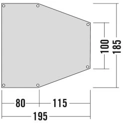 Tatonka Apsidenunterlage 3 Weiß