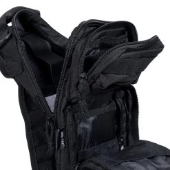 Mil-Tec Rucksack One Strap Assault Pack SM Schwarz -Professionelles Outdoor-Ausrüstungsgeschäft 31154 5 Mil Tec Rucksack One Strap Assault Pack SM schwarz Detail Offen