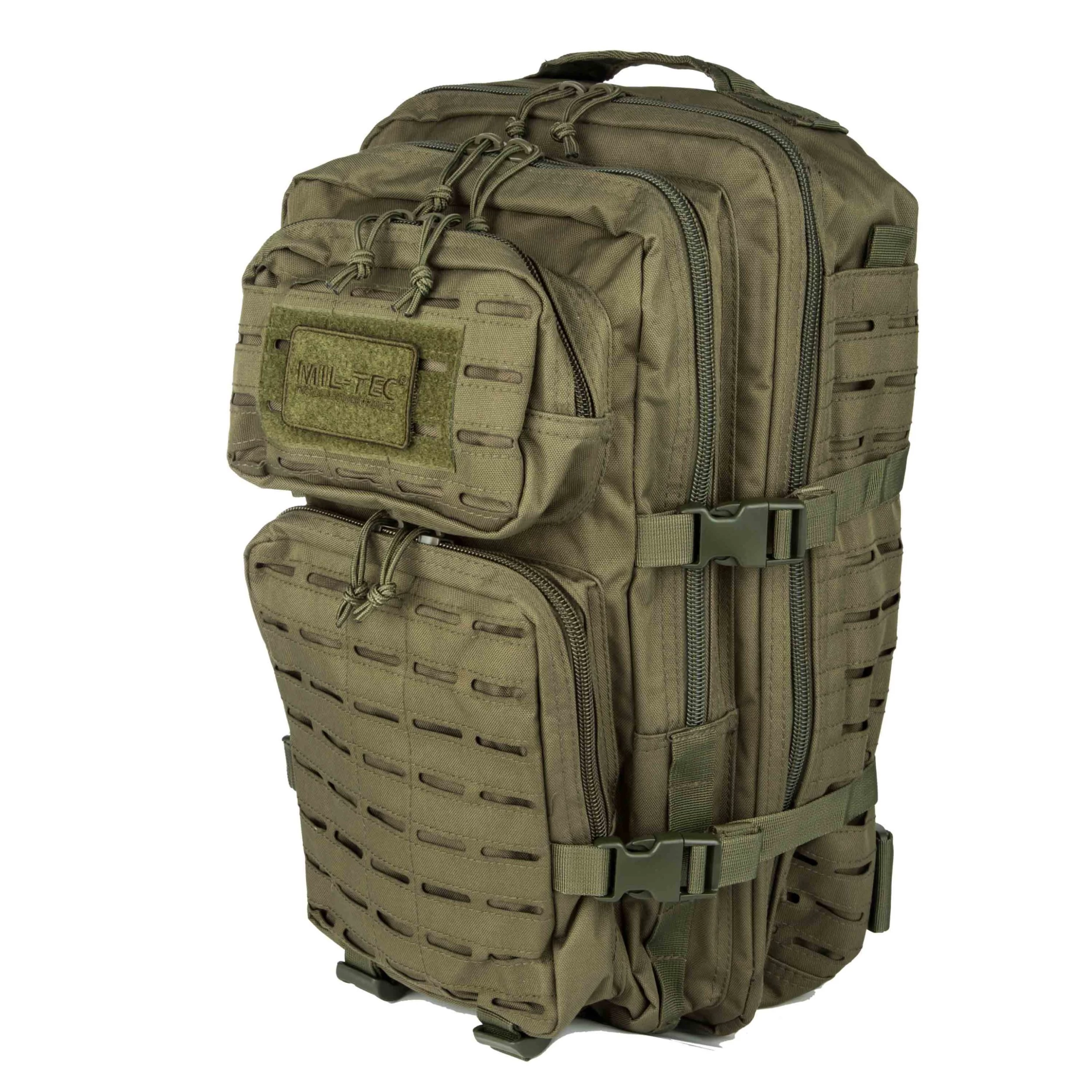 Mil-Tec Rucksack US Assault Pack LG Laser Cut Oliv 2 Mil-Tec Rucksack US Assault Pack LG Laser Cut Oliv – Bild 2