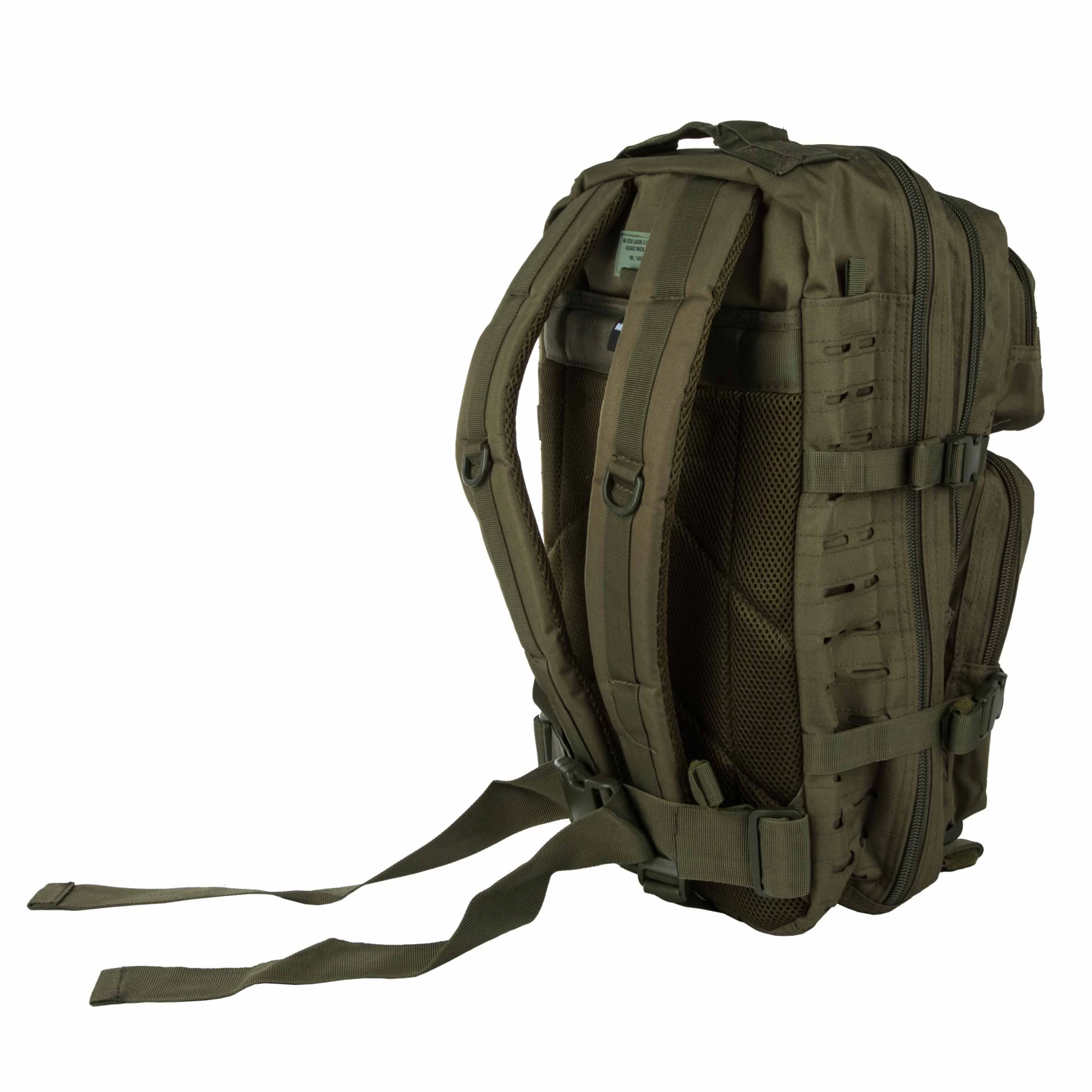 Mil-Tec Rucksack US Assault Pack LG Laser Cut Oliv 3 Mil-Tec Rucksack US Assault Pack LG Laser Cut Oliv – Bild 3