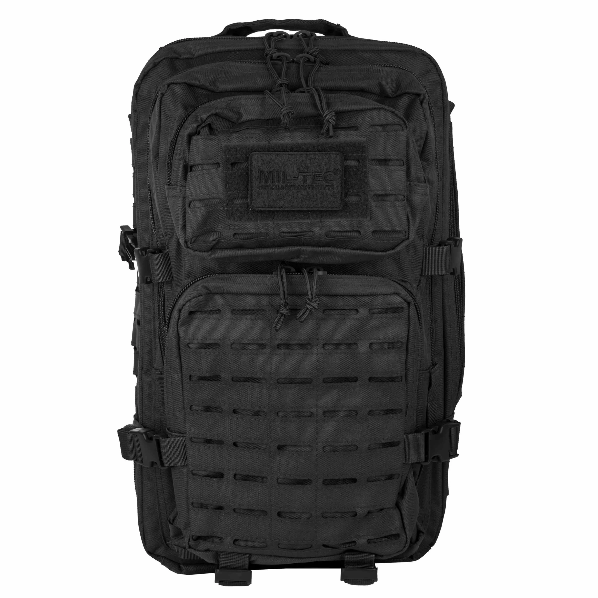 Mil-Tec Rucksack US Assault Pack LG Laser Cut Schwarz 1 Mil-Tec Rucksack US Assault Pack LG Laser Cut Schwarz