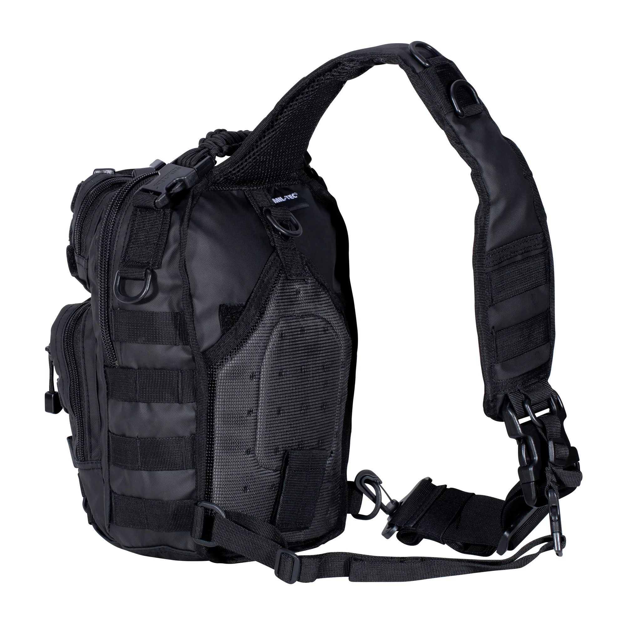 Mil-Tec Rucksack One Strap Assault Pack SM Tactical Black – Bild 2