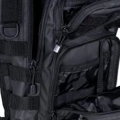 Mil-Tec Rucksack One Strap Assault Pack SM Tactical Black -Professionelles Outdoor-Ausrüstungsgeschäft 32959 4 Mil Tec Rucksack One Strap Assault Pack SM tactical black Detail