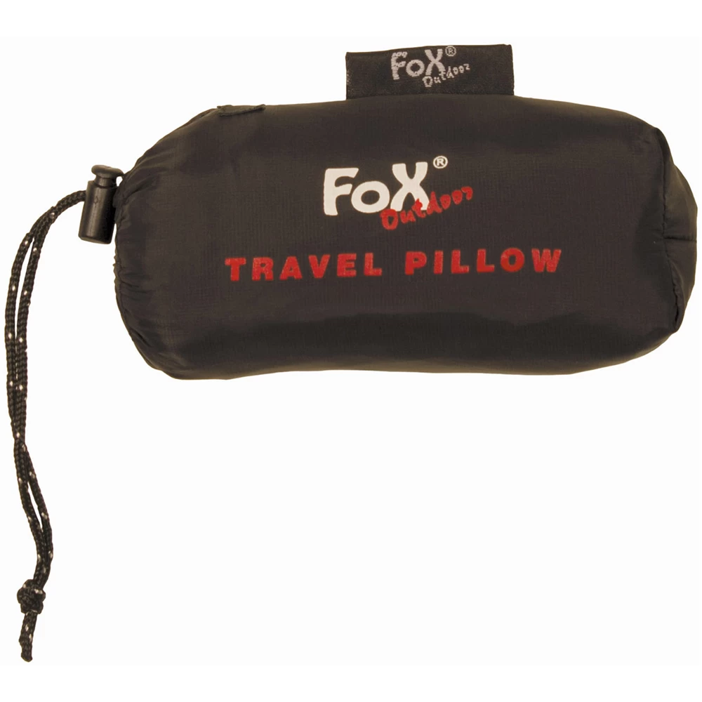 Fox Outdoor Reisekissen 40 X 30 Cm Schwarz 2 Fox Outdoor Reisekissen 40 X 30 Cm Schwarz – Bild 2