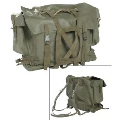 Schweizer Rucksack M90 Gummiert Neuwertig