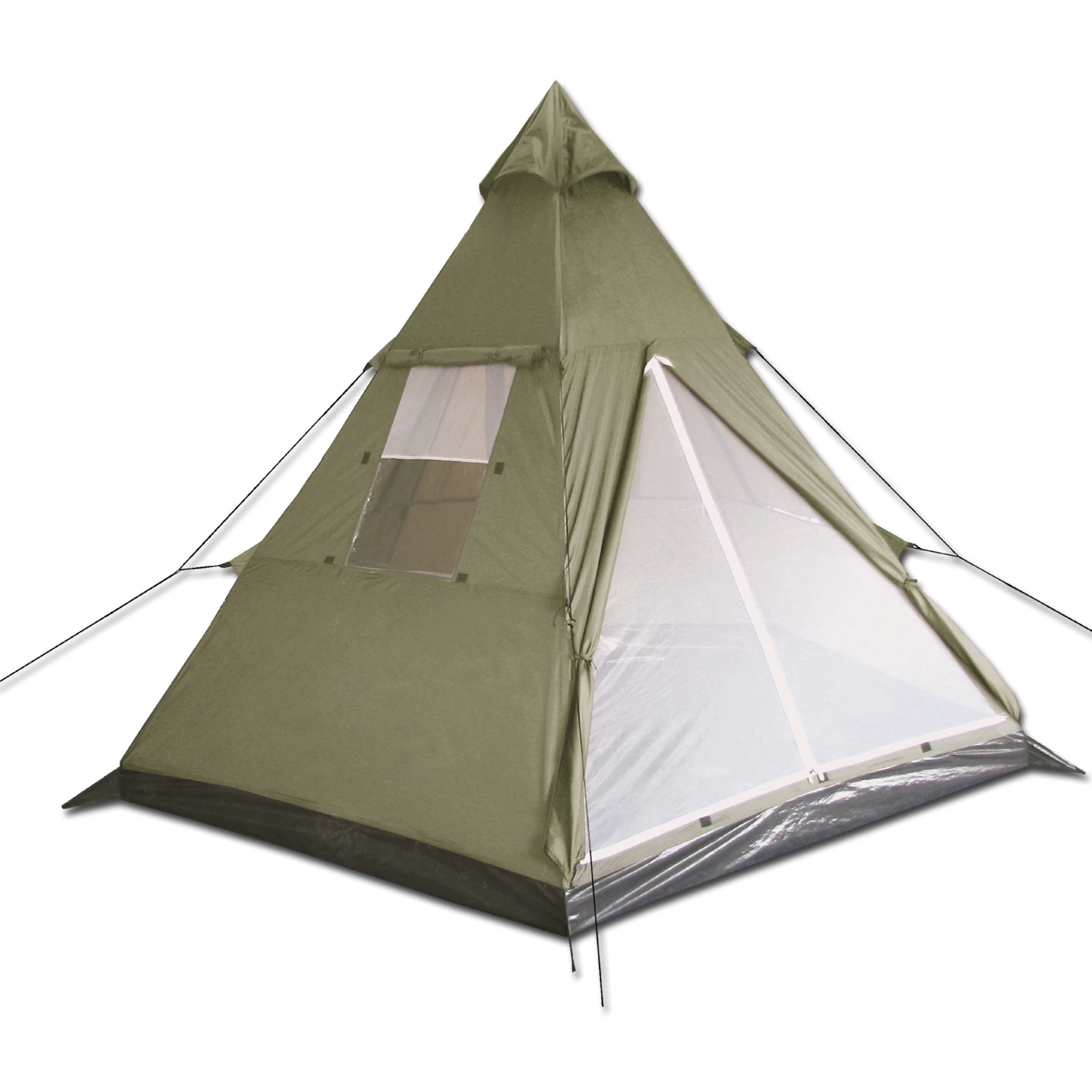 Indianer-Zelt Tipi Oliv 1 Indianer-Zelt Tipi Oliv