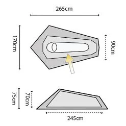 Highlander Zelt Blackthorn 1 Person HMTC 5 Highlander Zelt Blackthorn 1 Person HMTC -Professionelles Outdoor-Ausrüstungsgeschäft 33843 2
