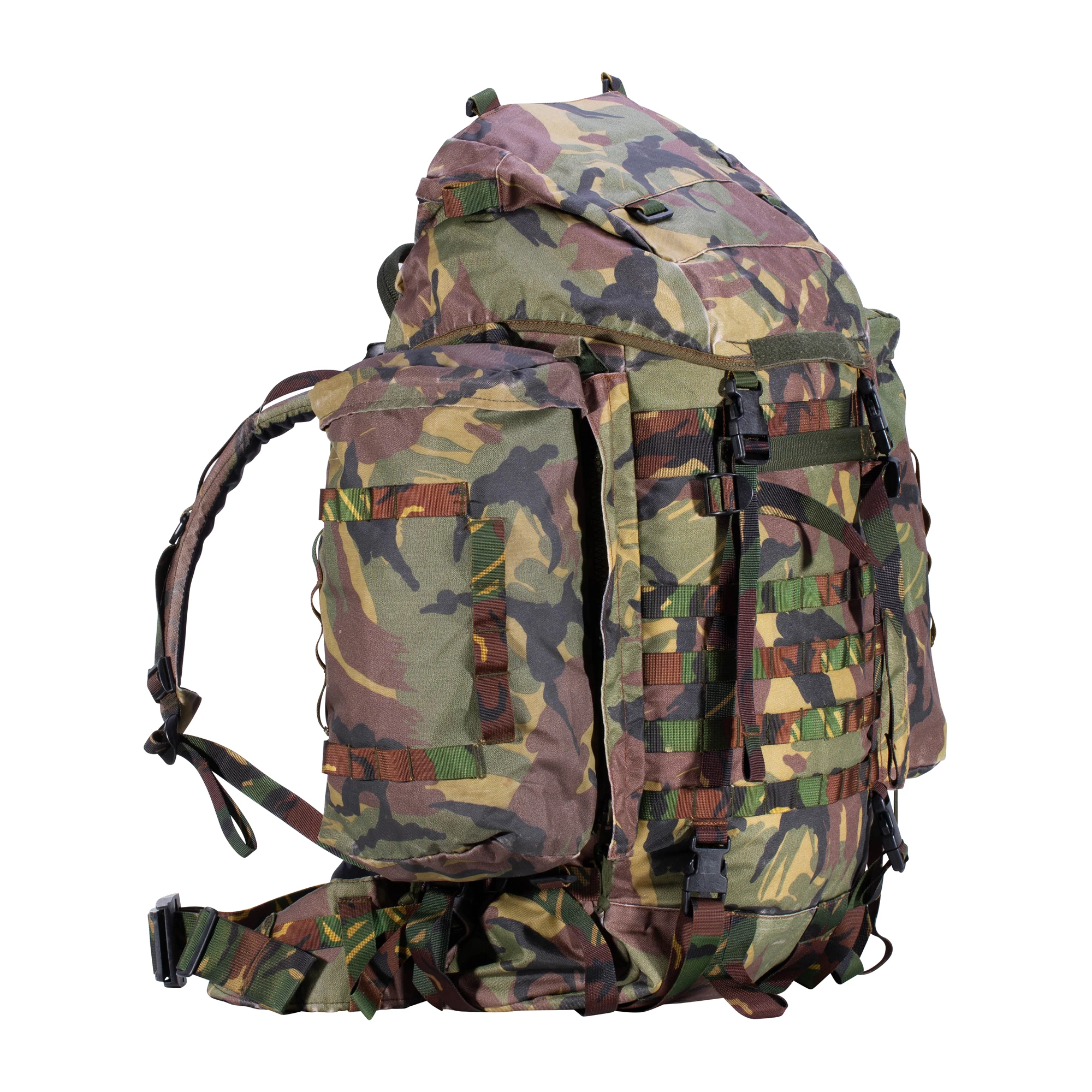 Holländischer Rucksack Gebraucht 80 L DPM Tarn 1 Holländischer Rucksack Gebraucht 80 L DPM Tarn