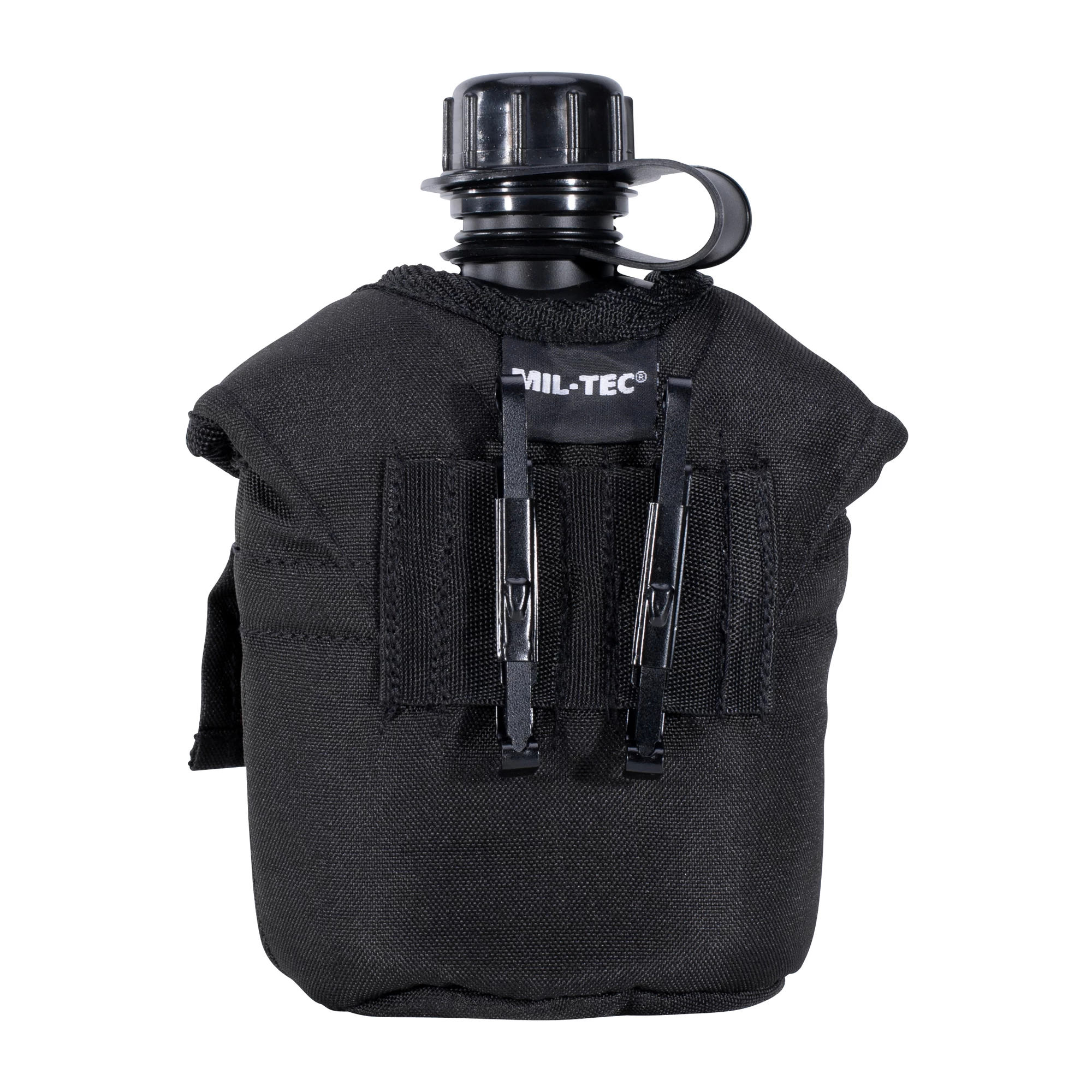 Feldflasche 1 Qt. Mit Becher Und Hülle Schwarz 3 Feldflasche 1 Qt. Mit Becher Und Hülle Schwarz – Bild 3