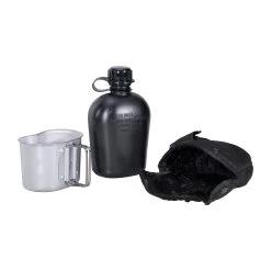 Feldflasche 1 Qt. Mit Becher Und Hülle Schwarz 11 Feldflasche 1 Qt. Mit Becher Und Hülle Schwarz -Professionelles Outdoor-Ausrüstungsgeschäft 34007 5 Feldflasche 1 qt mit Becher und H lle schwarz Zubeh r Detail