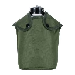 Französische Feldflasche Alu M. Hülle