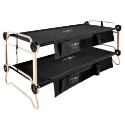 Disc-O-Bed Feldbett Disc-O-Bed XL Mit Seitentaschen Schwarz