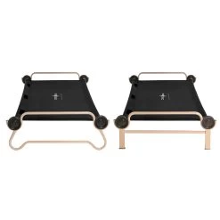 Disc-O-Bed Feldbett Disc-O-Bed XL Mit Seitentaschen Schwarz -Professionelles Outdoor-Ausrüstungsgeschäft 34519 2