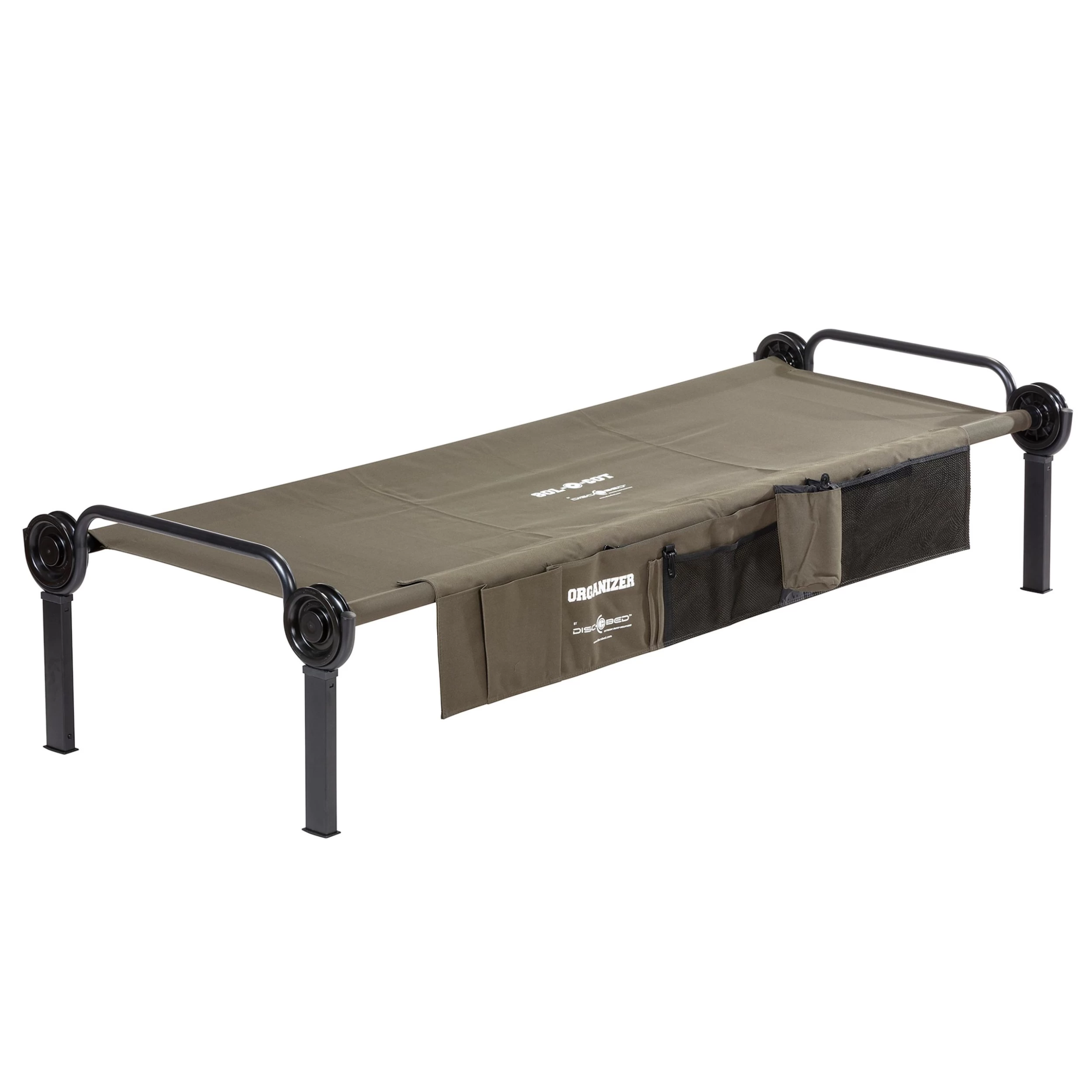 Disc-O-Bed Feldbett Seitentasche Oliv 3 Disc-O-Bed Feldbett Seitentasche Oliv – Bild 3