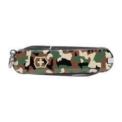 Victorinox Taschenmesser Classic Camo -Professionelles Outdoor-Ausrüstungsgeschäft 38274 3 Victorinox Taschenmesser Classic camo Seitenansicht Geschlossen