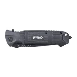 Walther Taschenmesser Black Tac Tanto Schwarz -Professionelles Outdoor-Ausrüstungsgeschäft 38621 3 Walther Taschenmesser Black Tac Tanto schwarz Vorderansicht Geschlossen