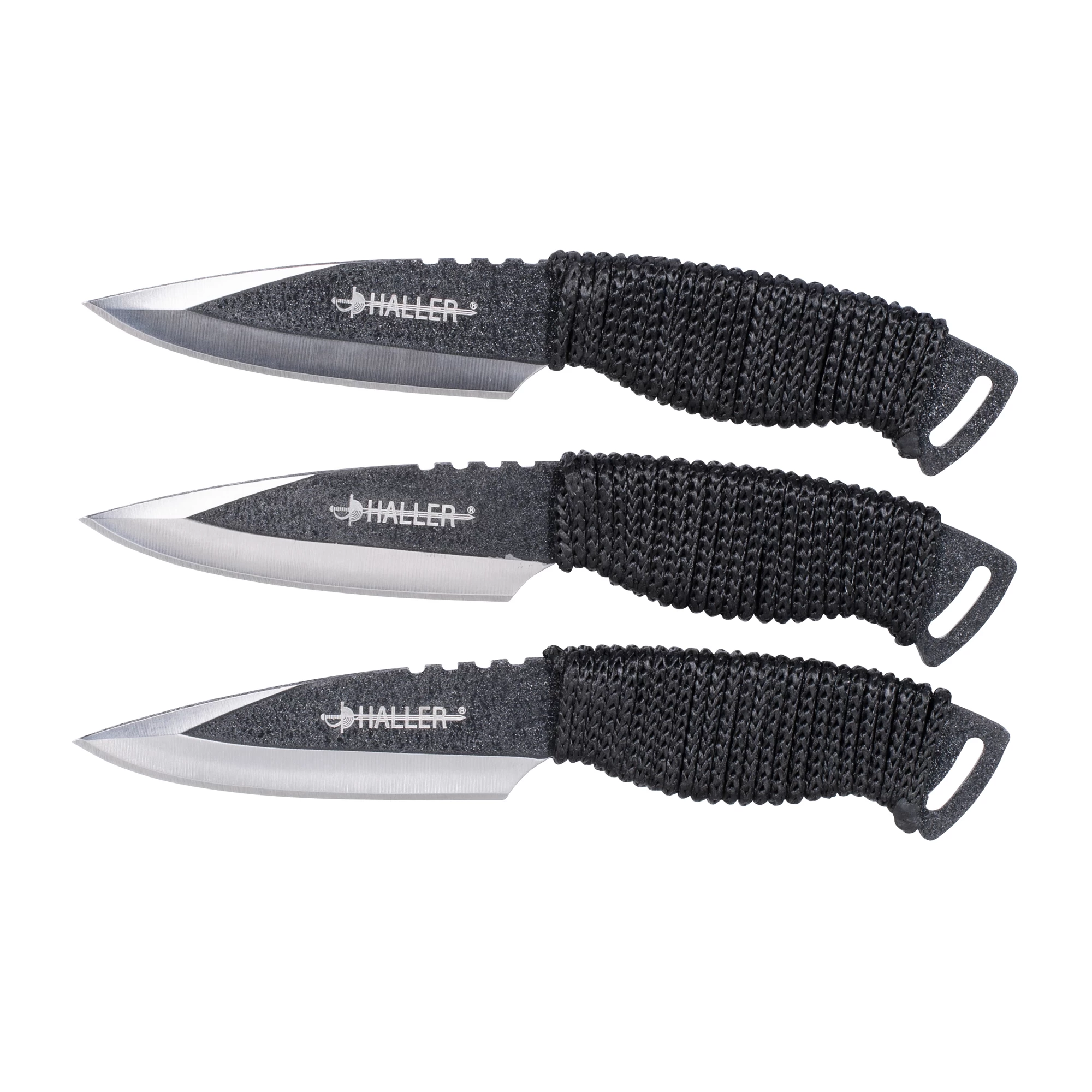 Haller Wurfmesserset Skorpion Schwarz 2 Haller Wurfmesserset Skorpion Schwarz – Bild 2