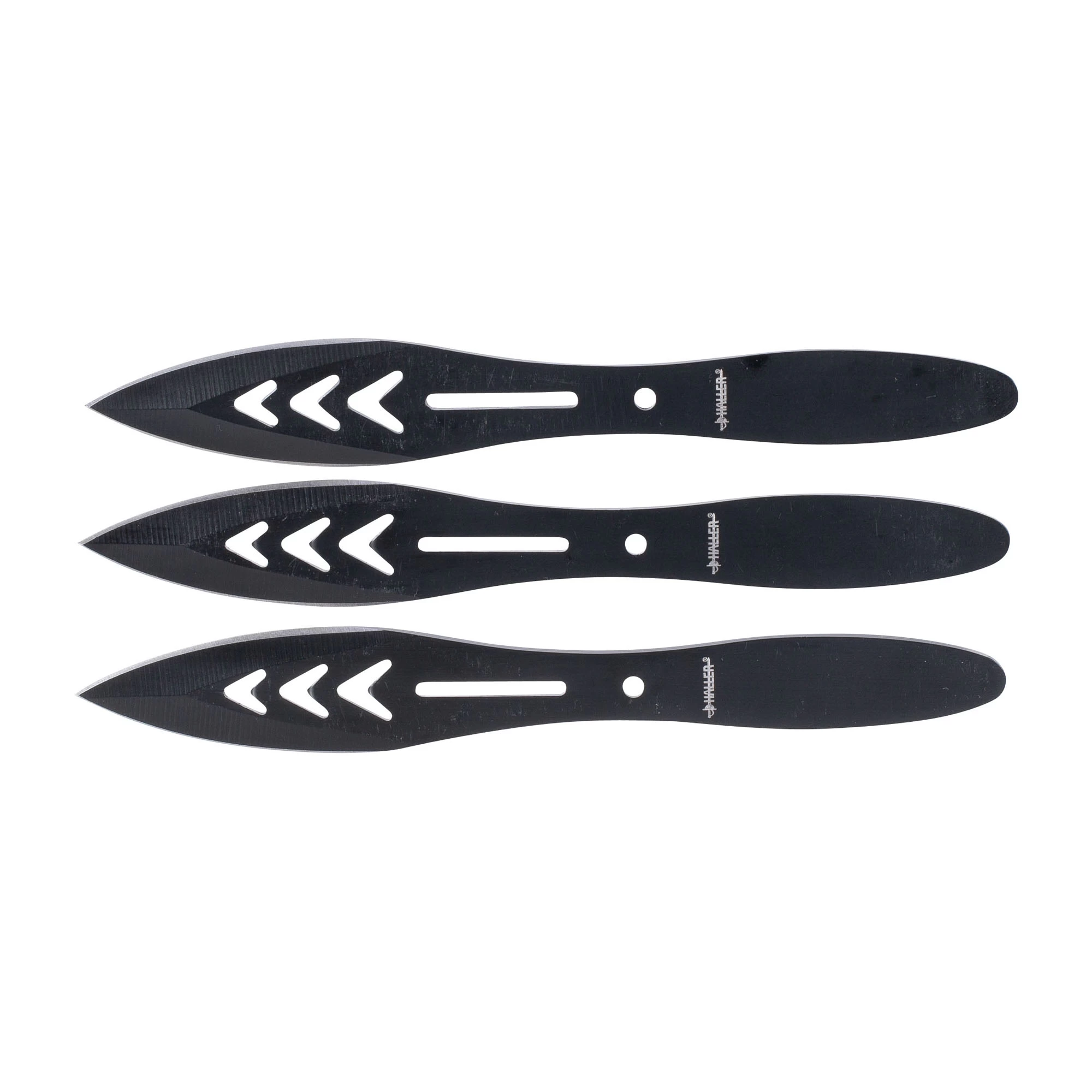 Haller Wurfmesser 3er Set Schwarz 2 Haller Wurfmesser 3er Set Schwarz – Bild 2