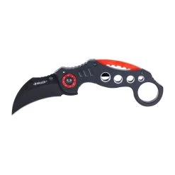 Haller Taschenmesser Karambit Red Circle Rot Schwarz