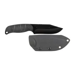 Mil-Tec Kampfmesser Mit Kydex Scheide Schwarz -Professionelles Outdoor-Ausrüstungsgeschäft 39960 3 Mil Tec Kampfmesser mit Kydex Scheide schwarz Seitenansicht Zubeh r