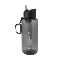 LifeStraw Wasserflasche Go Mit Filter 2-Stage 1 L Grau