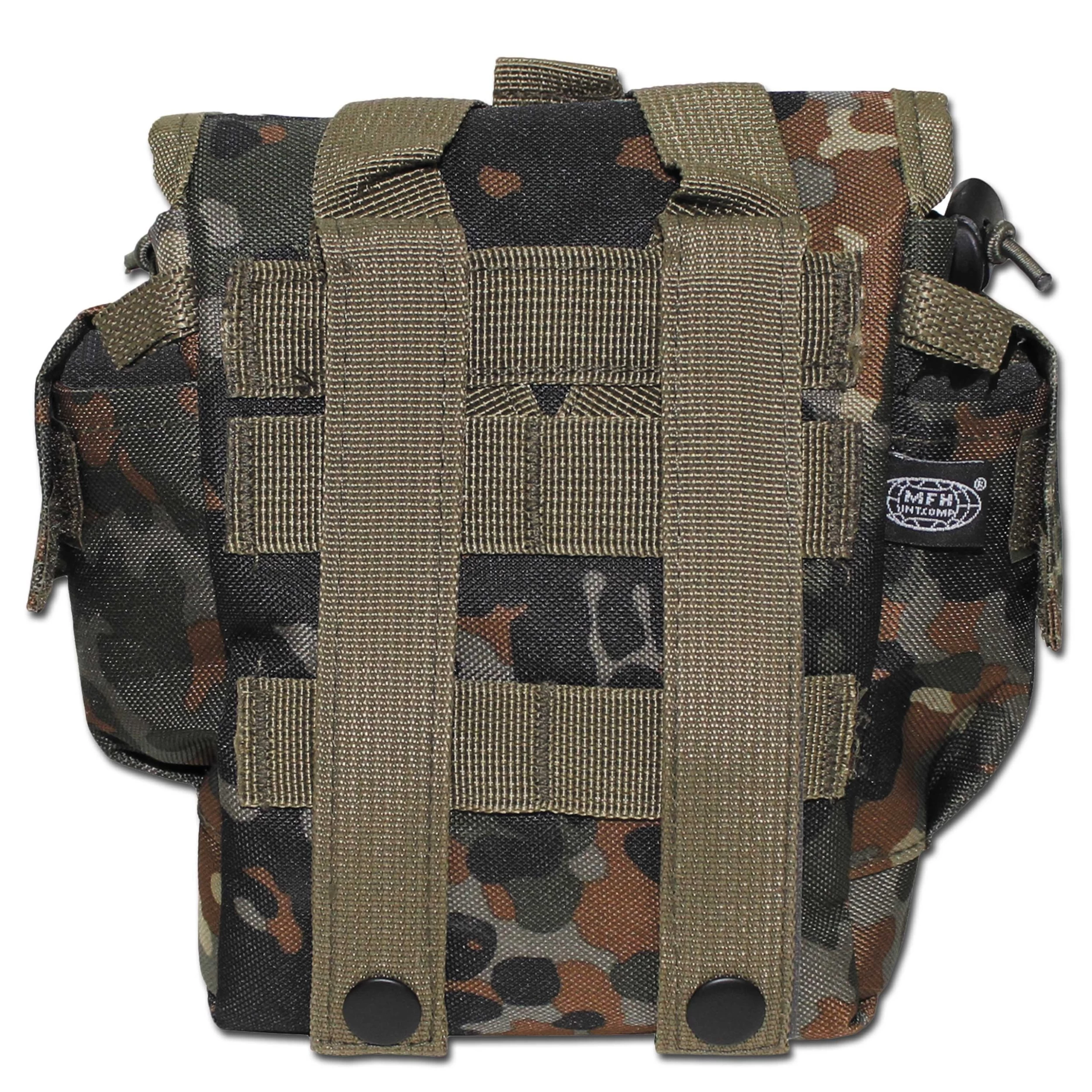 Feldflaschentasche Molle Flecktarn 2 Feldflaschentasche Molle Flecktarn – Bild 2