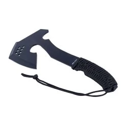 Mil-Tec Beil Fallschirmleine Mit Kopftasche Schwarz -Professionelles Outdoor-Ausrüstungsgeschäft 58336 2qOg5yMdiXNc6S