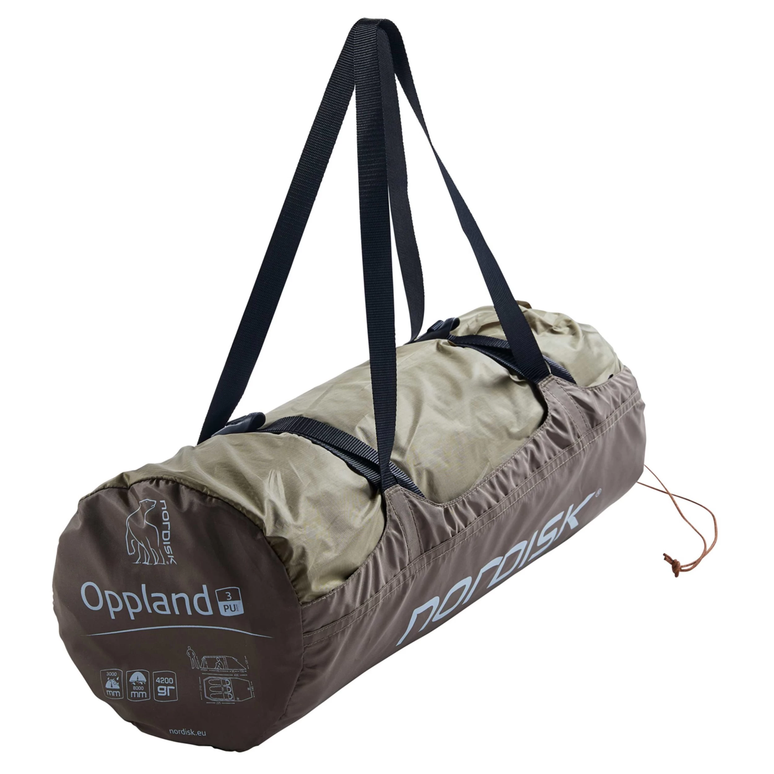 Nordisk Zelt Oppland 3 PU Dark Olive 9 Nordisk Zelt Oppland 3 PU Dark Olive – Bild 9