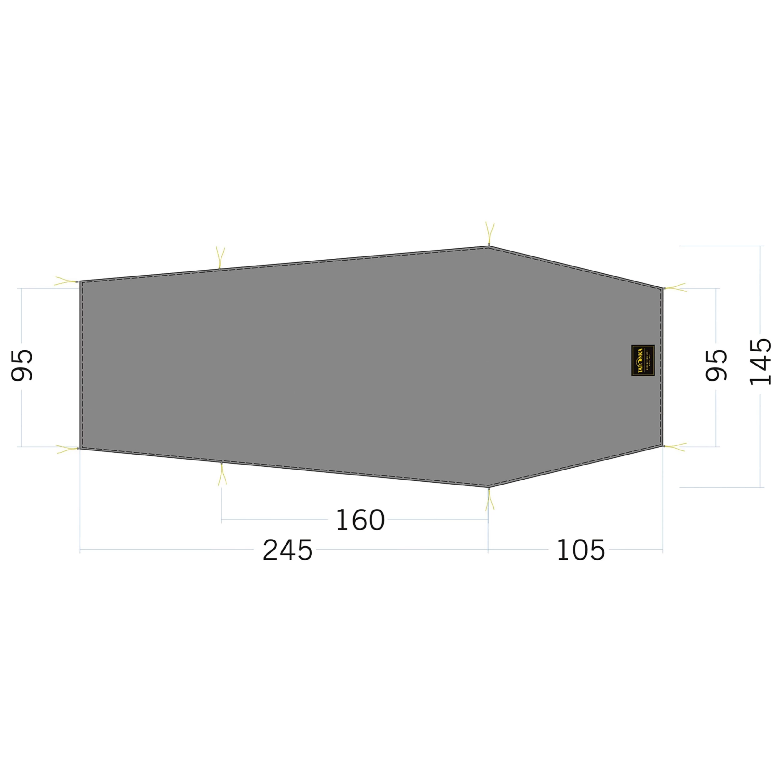 Tatonka Zeltunterlage Floor Sheet LT Gargia 2 Steingrau Oliv 1 Tatonka Zeltunterlage Floor Sheet LT Gargia 2 Steingrau Oliv