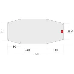 Tatonka Zeltunterlage Floor Sheet PE Arctis 2 Weiß
