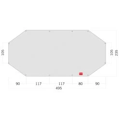 Tatonka Zeltunterlage Floor Sheet PE Buffin 4 Weiß