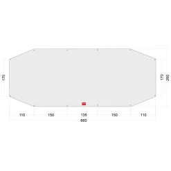 Tatonka Zeltunterlage Floor Sheet PE Family Trek Weiß