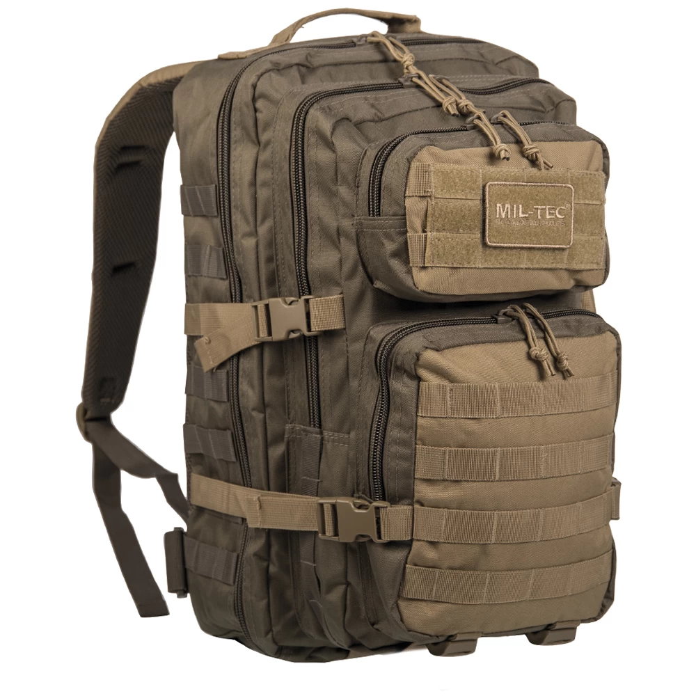 Mil-Tec Rucksack US Assault Pack LG Ranger Green Coyote 1 Mil-Tec Rucksack US Assault Pack LG Ranger Green Coyote