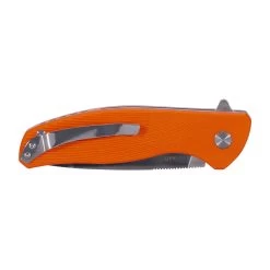 Enforcer Einhandmesser Gambino Orange -Professionelles Outdoor-Ausrüstungsgeschäft 78105 4 Enforcer Einhandmesser Gambino orange R ckansicht Geschlossen