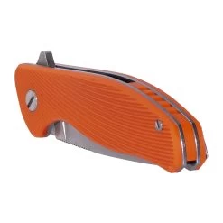 Enforcer Einhandmesser Gambino Orange -Professionelles Outdoor-Ausrüstungsgeschäft 78105 5 Enforcer Einhandmesser Gambino orange Perspektive Geschlossen