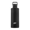 Esbit Trinkflasche Sculptor 1 L Edelstahl Schwarz