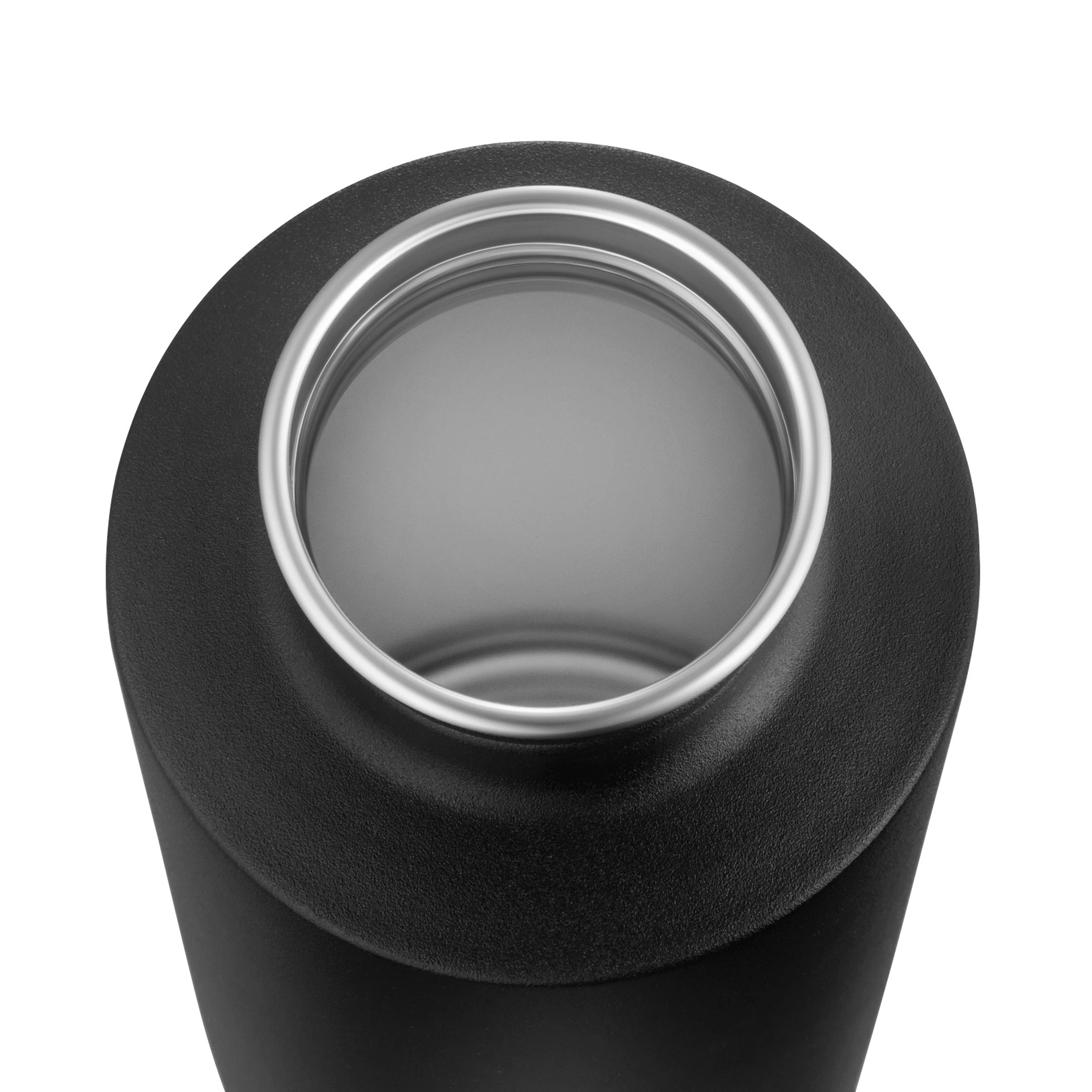 Esbit Trinkflasche Sculptor 1 L Edelstahl Schwarz 3 Esbit Trinkflasche Sculptor 1 L Edelstahl Schwarz – Bild 3