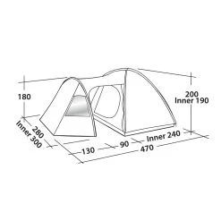 Easy Camp Kuppelzelt Eclipse 500 Rustic Grün 5 Easy Camp Kuppelzelt Eclipse 500 Rustic Grün -Professionelles Outdoor-Ausrüstungsgeschäft 80144 2